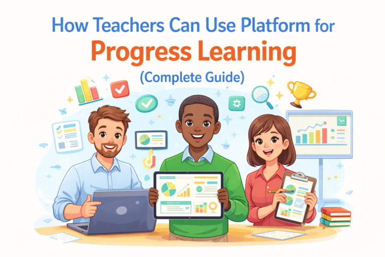 How Teachers Can Use Platform for Progress Learning